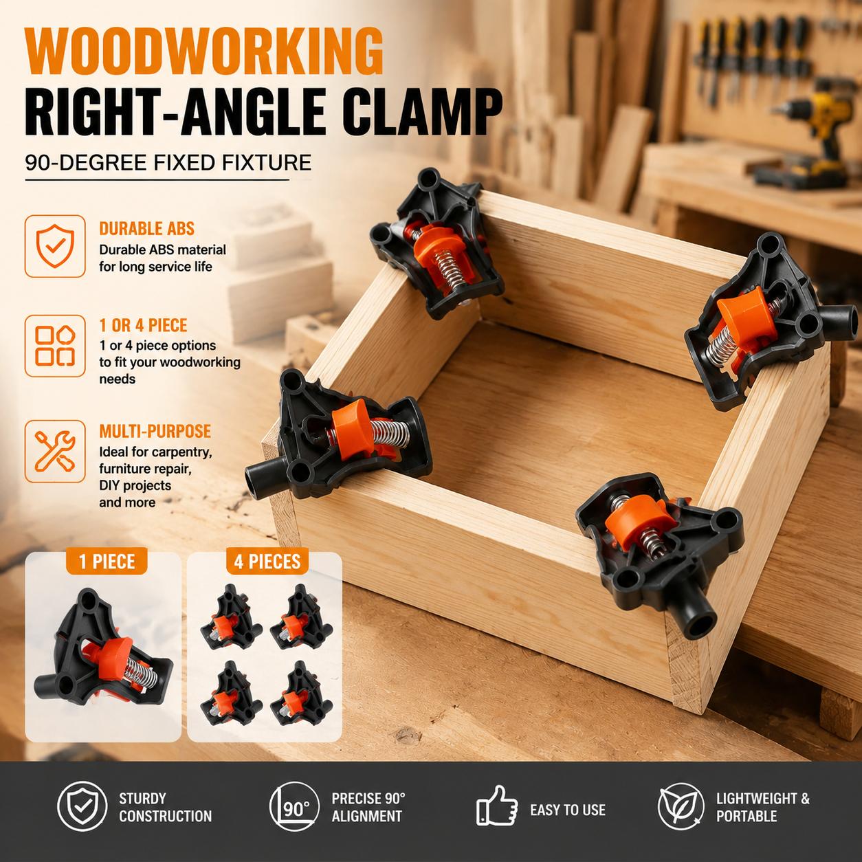 Furniture Joinery Hardware - Premium 90 Degree Right Angle Corner