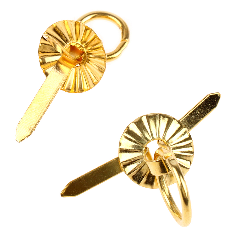 Furniture Hardware Drawer Pulls - 4pcs 1/12 Hardware Golden Metal Drawer