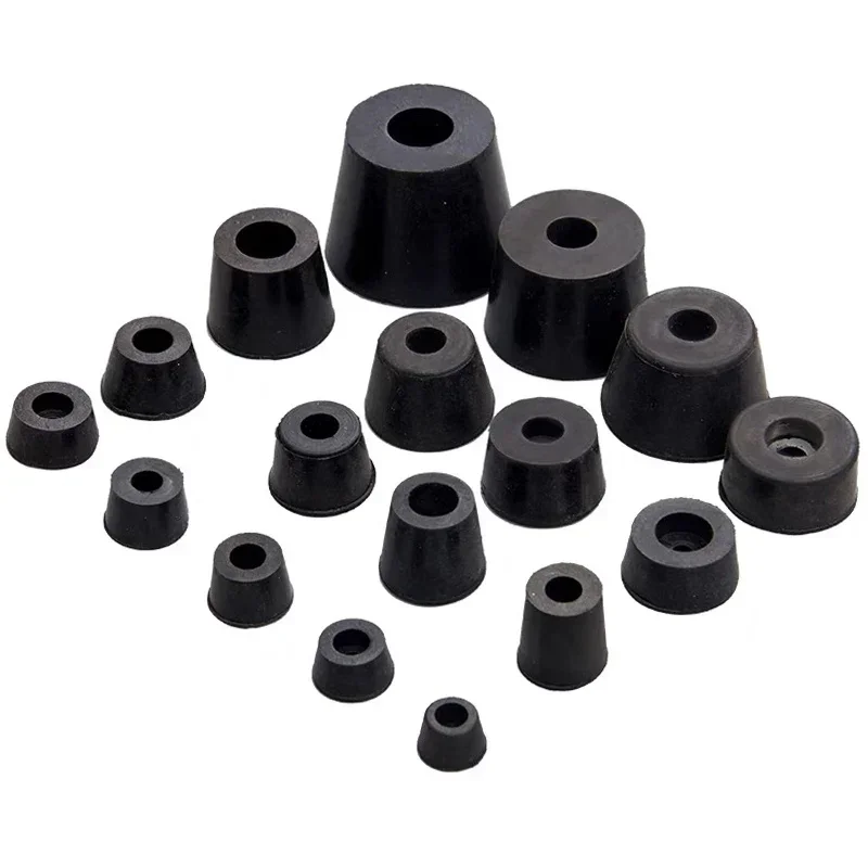 Cabinet Hinge Overlay - 8pcs Black Rubber Feet Chair Floor