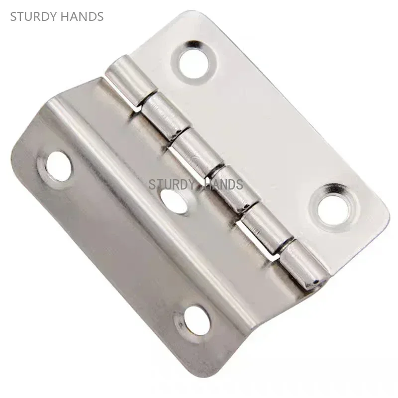 Cabinet Hinge Overlay - 20pcs Thickened iron silent three fold