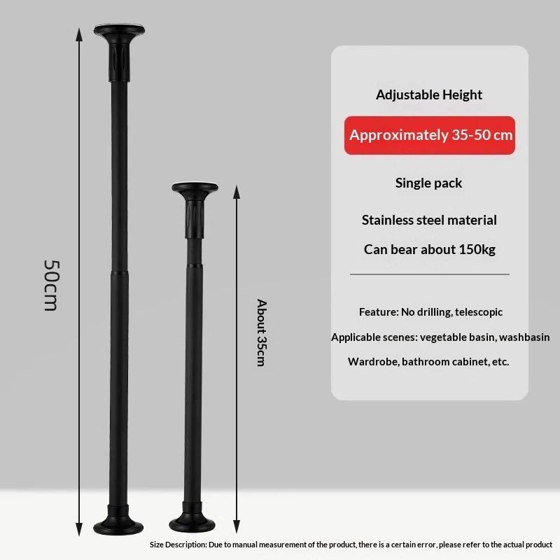 Cabinet Hinge Overlay - Stainless Steel Furniture Anti-fall Pull Rod