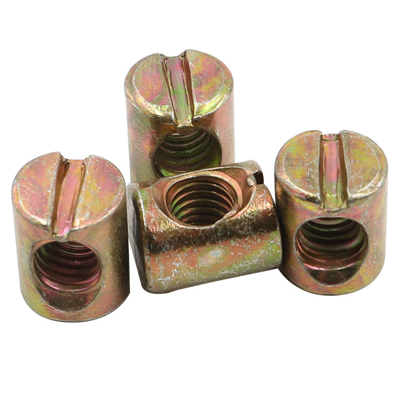 Color Zinc Plated Carbon Steel - Furniture Hardware Barrel Nut 评论和价格