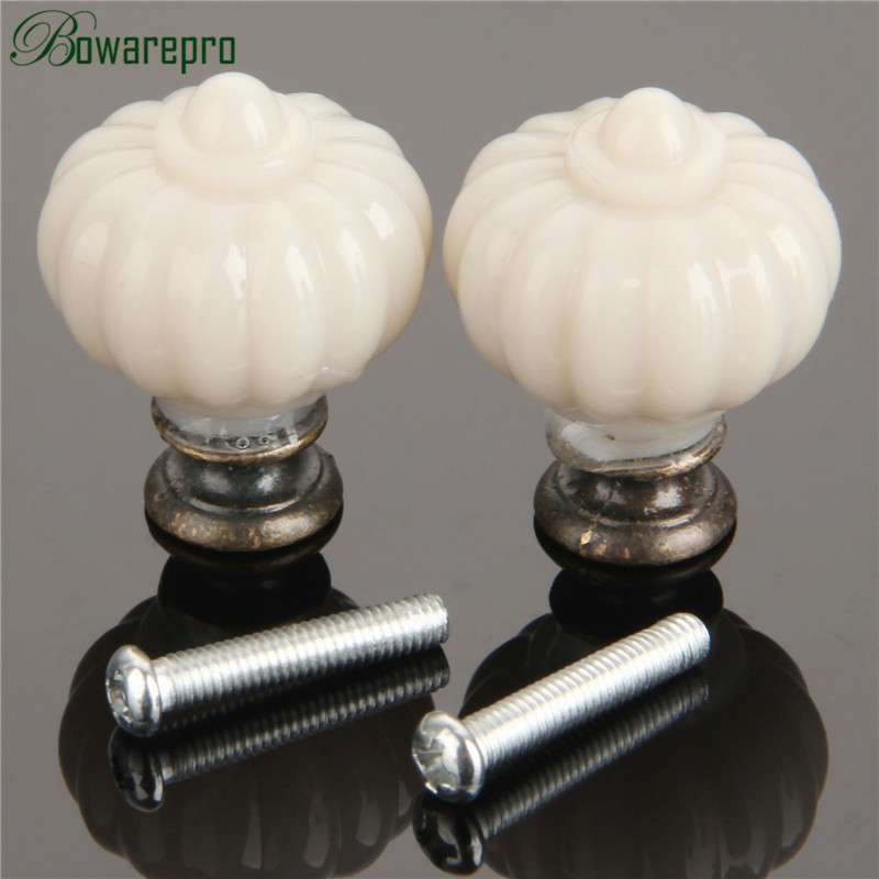 1Pc Acrylic Ivory White Pumpki - Furniture Hardware Drawer Pulls 评论和价格