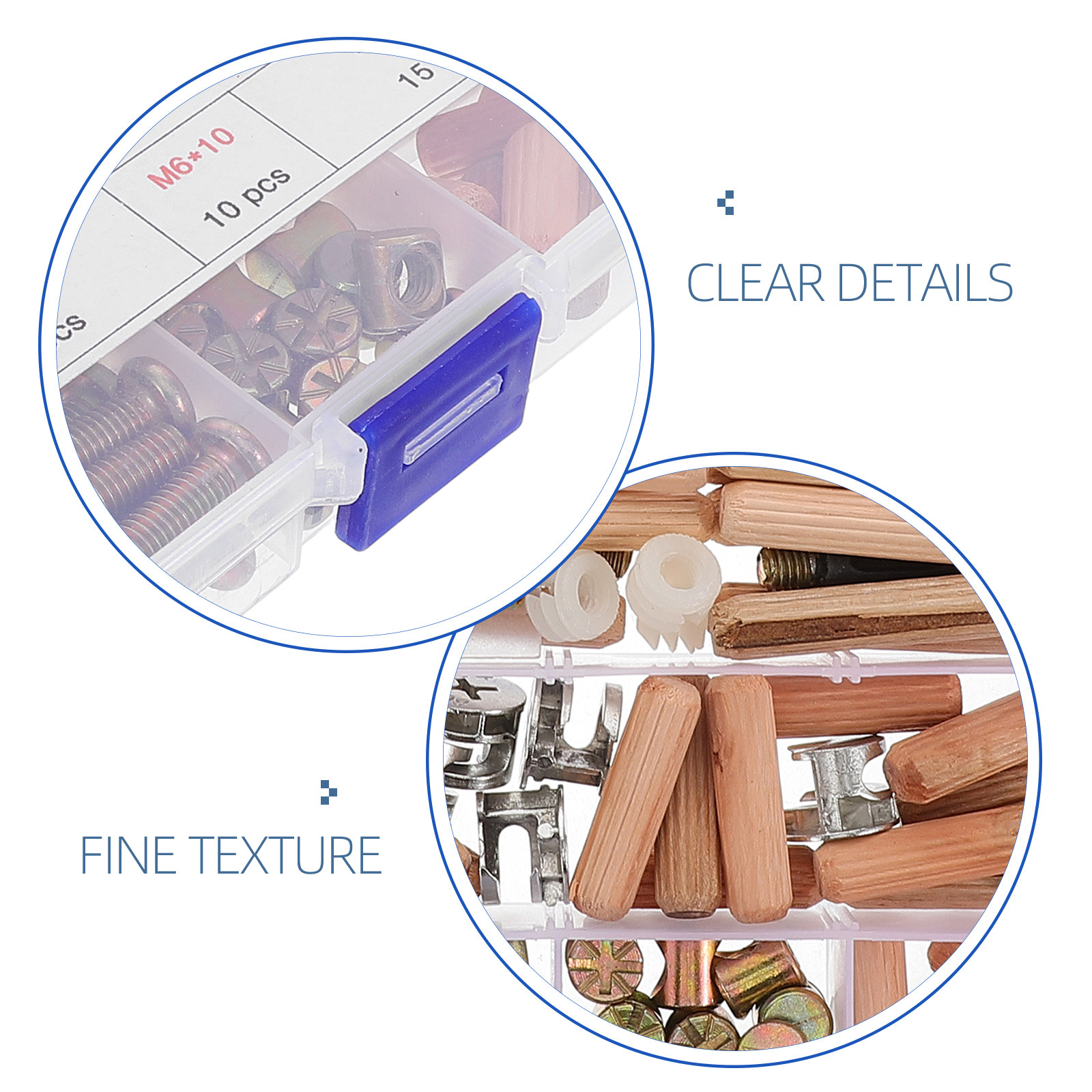 95Pcs Furniture Linker Set Bun - Furniture Hardware Barrel Nut 评论和价格