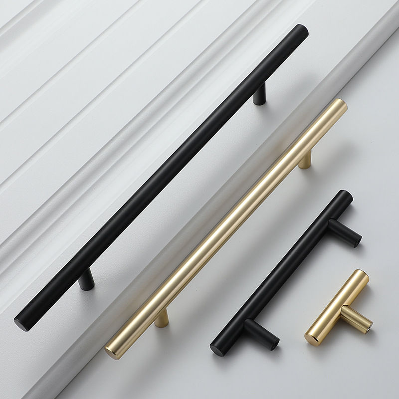 Modern Gold Brushed Straight C - Furniture Hardware Drawer Pulls 评论和价格