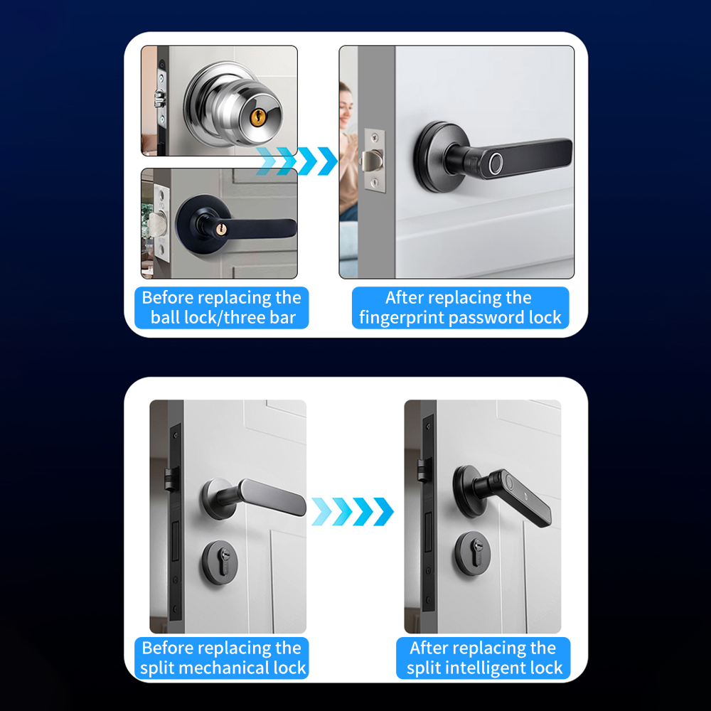 Tuya SmartLife APP BLE Smart F - Door Handle Bar 评论和价格