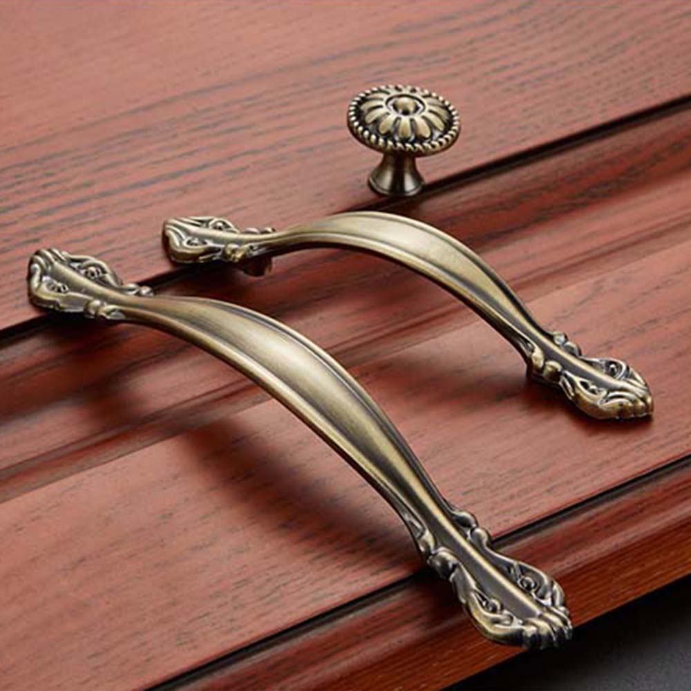 Vintage Bronze Wardrobe Dresse - Furniture Hardware Drawer Pulls 评论和价格