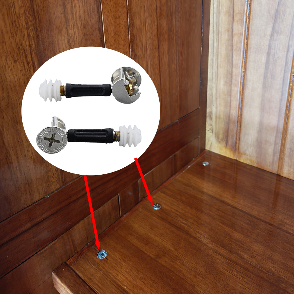 50/100Pcs 3 in 1 Furniture Con - Furniture Joinery Hardware 评论和价格