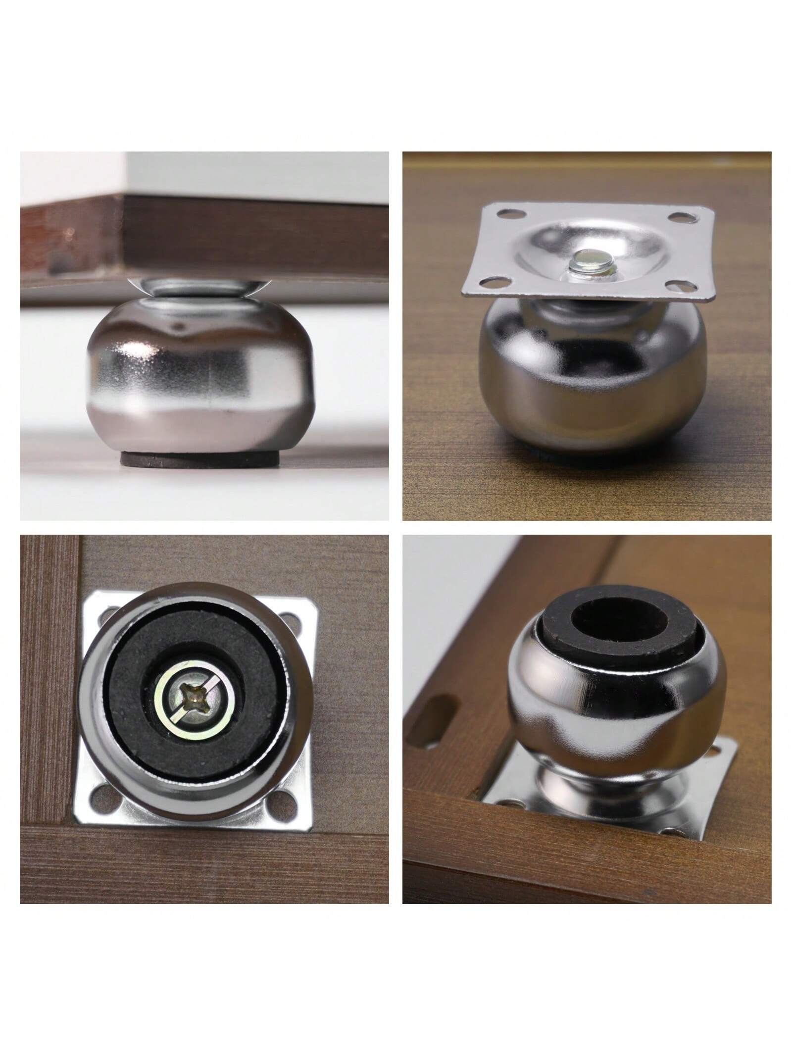 [4 Pieces of Metal Furniture L - Cabinet Hinge Overlay 评论和价格