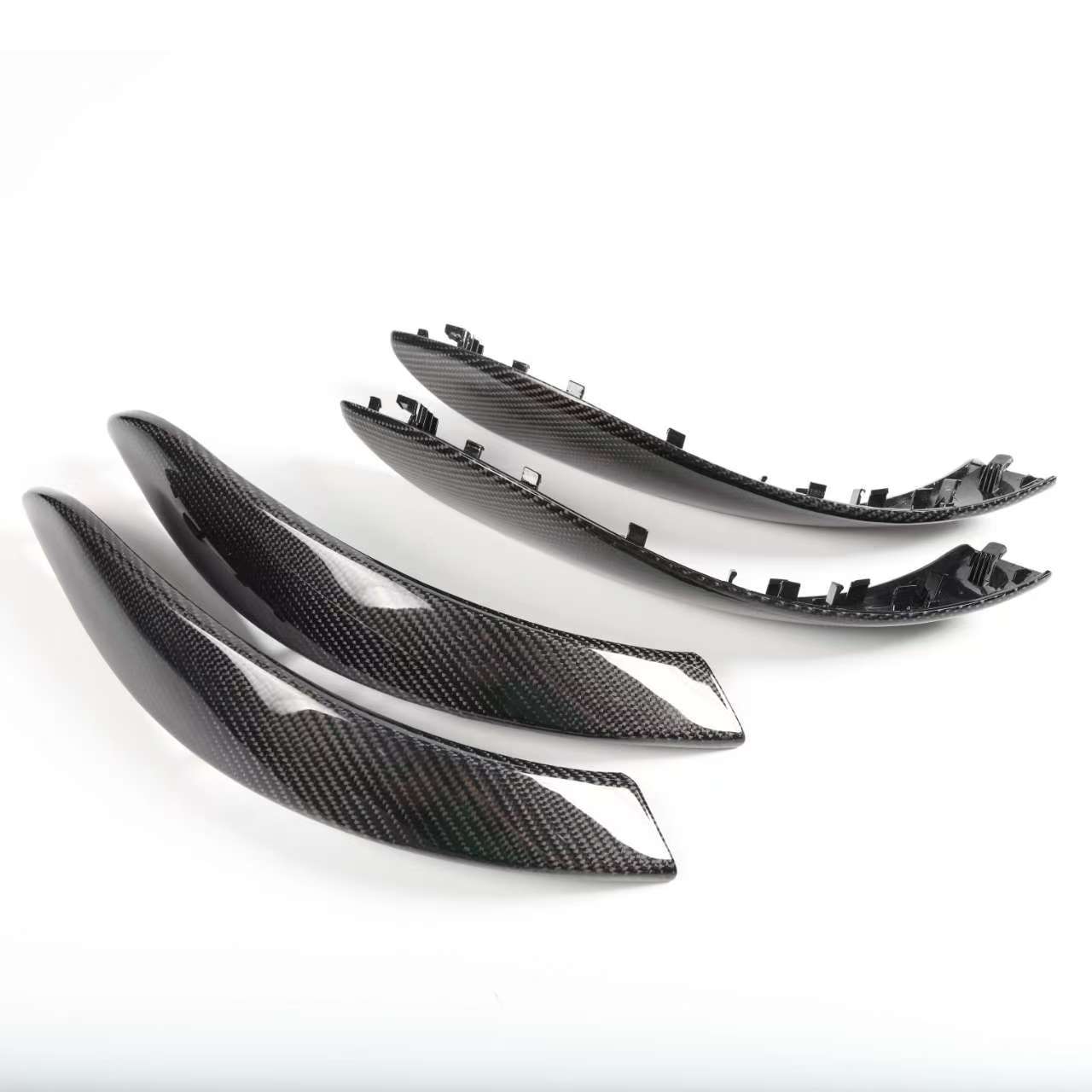 Real Carbon Fiber Interior Car - Door Handle Bar 评论和价格