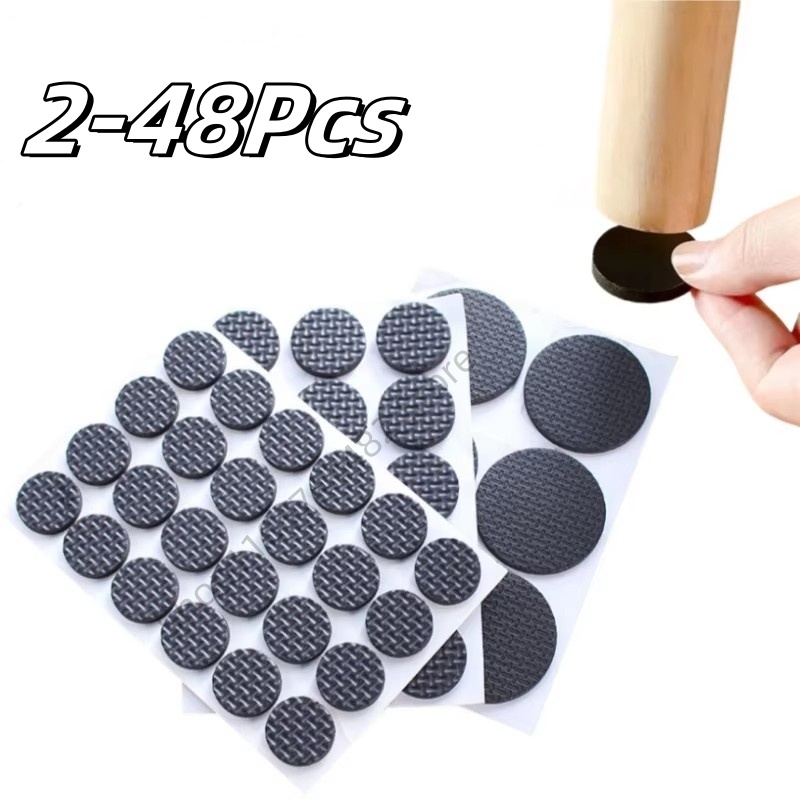 2-48Pc Self Adhesive Black Fur - Furniture Foot Pad 评论和价格