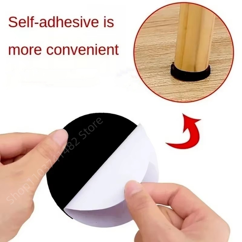 2-48Pc Self Adhesive Black Fur - Furniture Foot Pad 评论和价格