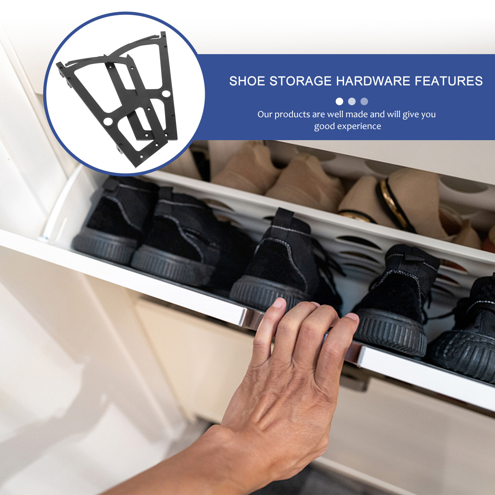 2pcs Shoes Cabinet Hinges Furn - Furniture Hardware Repair 评论和价格