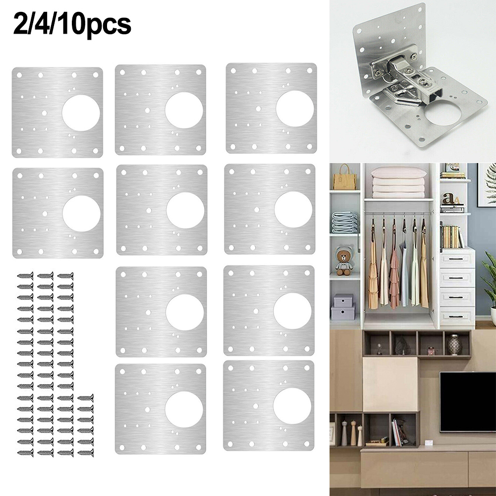 10Pcs Door Hinge Stainless Ste - Furniture Hardware Repair 评论和价格