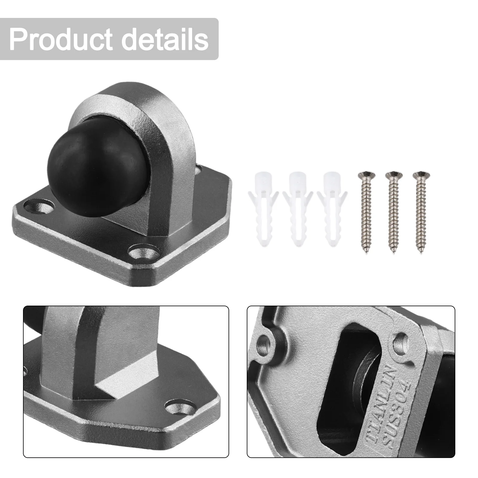 Door Suction Door Stop Wall Mo - Furniture Hardware Brands 评论和价格