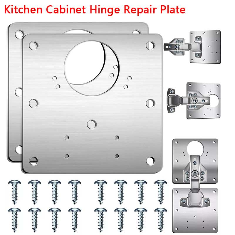 2/10Pcs Sets Hinge Repair Plat - Furniture Hardware Repair 评论和价格