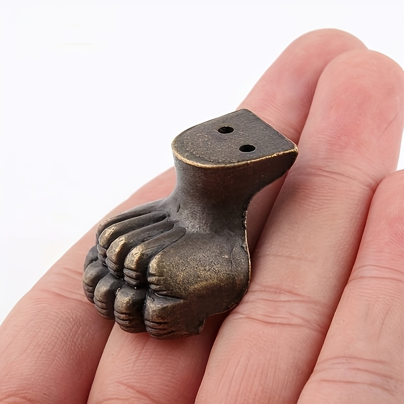 8pcs Antique Foot Brass Jewelr - Cabinet Hinge Overlay 评论和价格