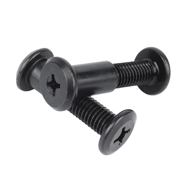 Black Carbon Steel Chicago Scr - Furniture Hardware Barrel Nut 评论和价格