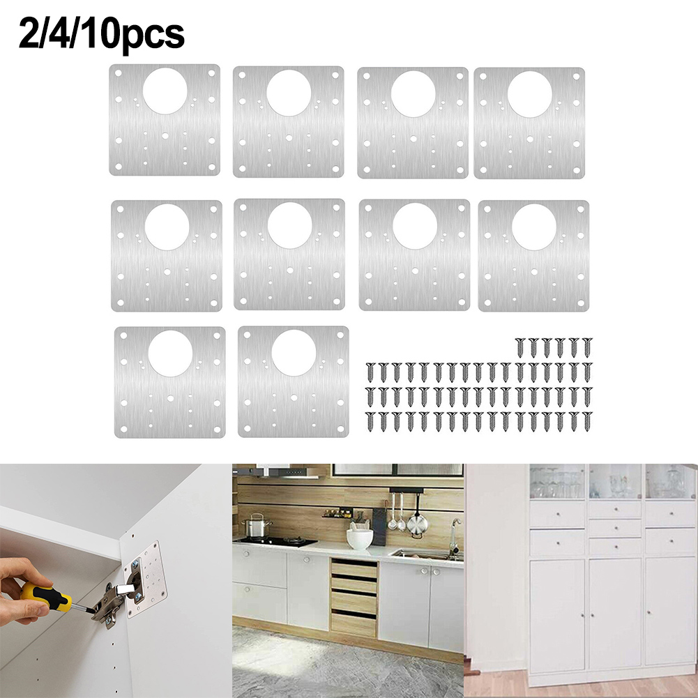 2/4/10 Pcs Door Hinge Stainles - Furniture Hardware Repair 评论和价格