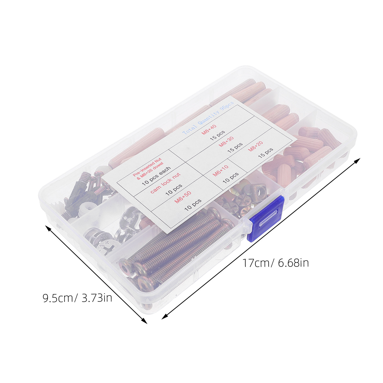 95Pcs Furniture Hardware Repla - Furniture Hardware Barrel Nut 评论和价格
