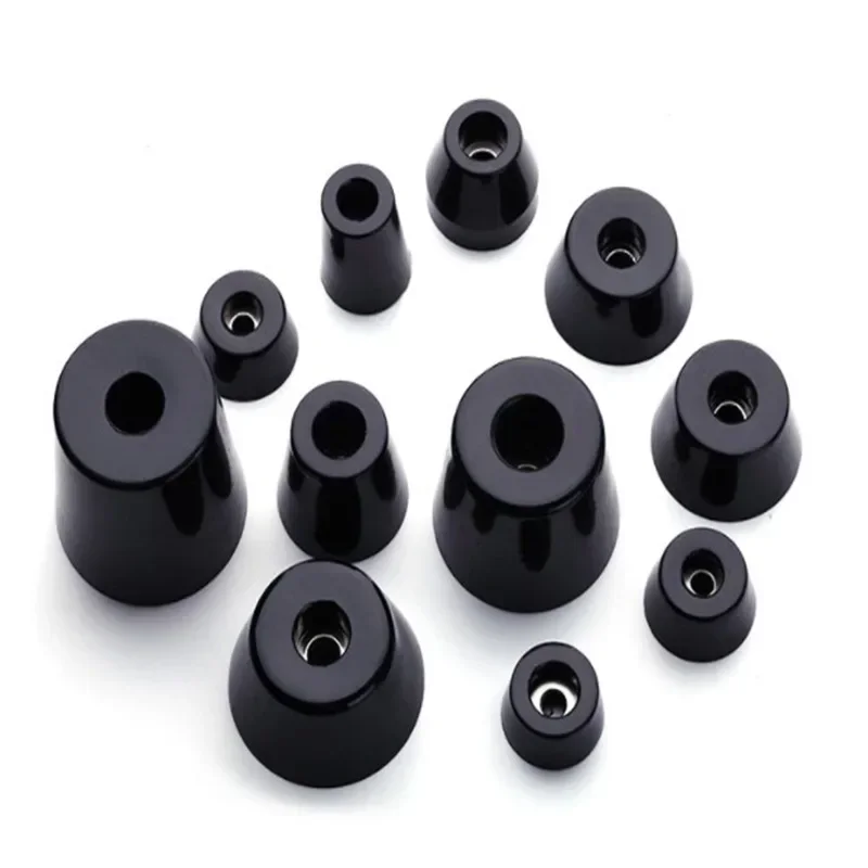 8pcs Black Rubber Feet Chair F - Cabinet Hinge Overlay 评论和价格