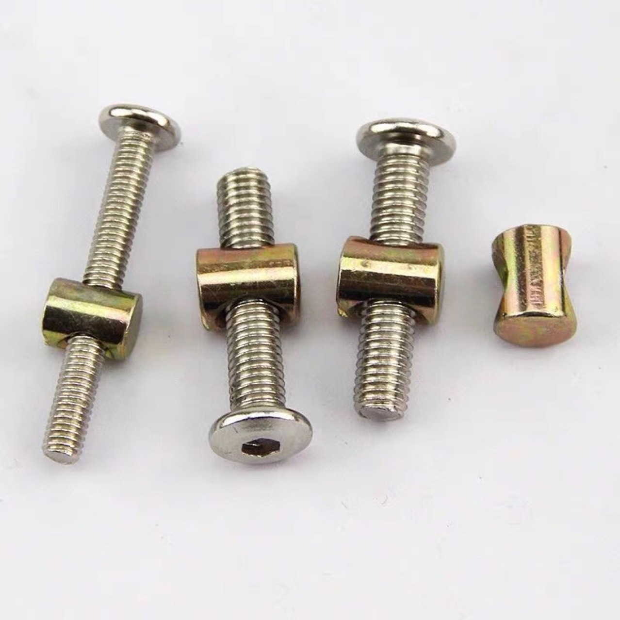 20pcs/Lot Carbon Steel Furnitu - Furniture Hardware Barrel Nut 评论和价格
