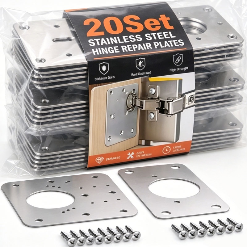 Cabinet Door Hinge Repair Plat - Furniture Hardware Repair 评论和价格