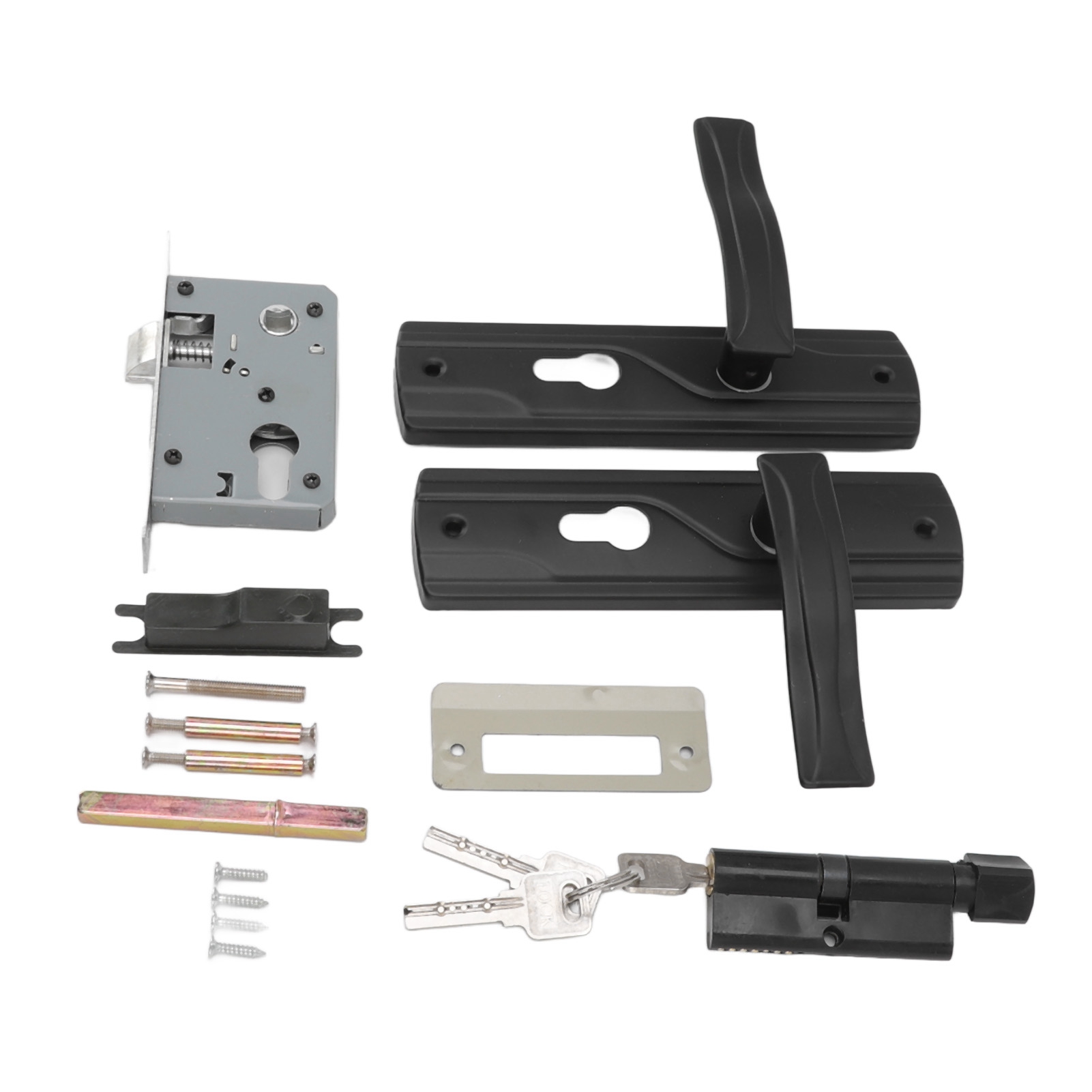 Door Handle Lock Manganese Ste - Door Handle Bar 评论和价格
