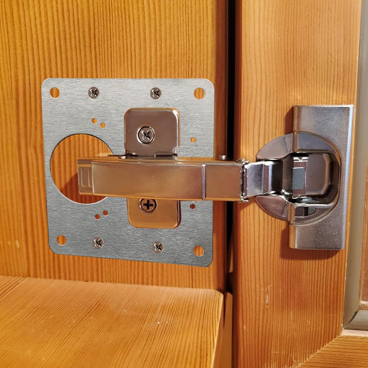 Cabinet Door Hinge Repair Plat - Furniture Hardware Repair 评论和价格