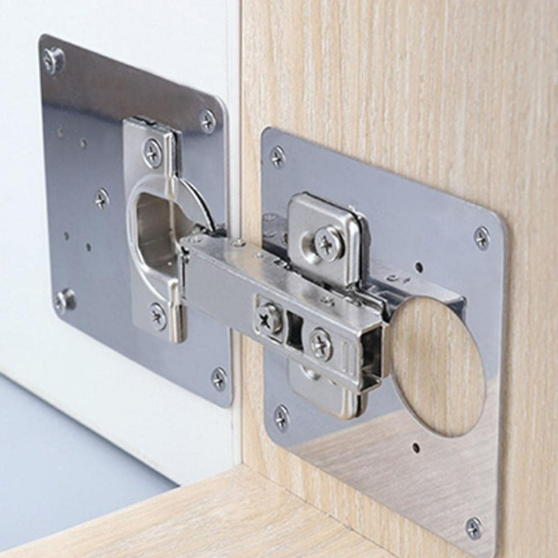 Cabinet Door Hinge Repair Plat - Furniture Hardware Repair 评论和价格