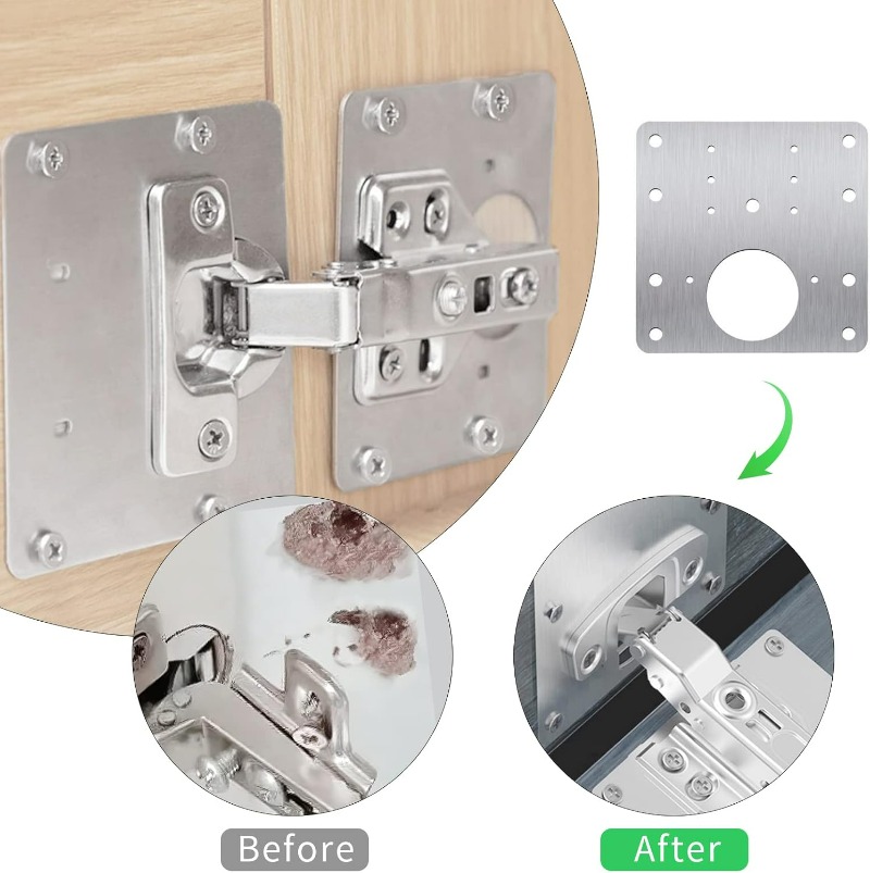 Cabinet Door Hinge Repair Plat - Furniture Hardware Repair 评论和价格