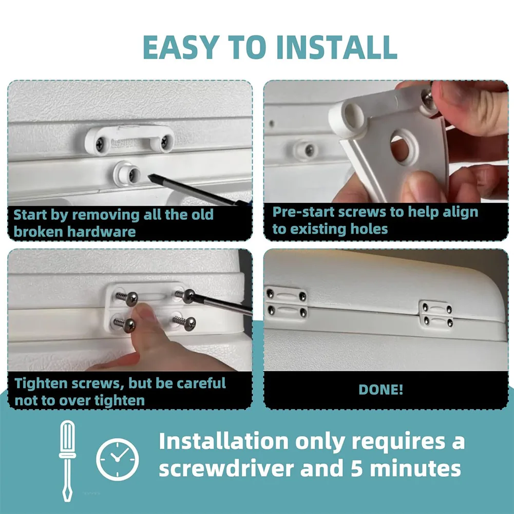 4Pack Hinges And 2 Latches Rep - Furniture Hardware Repair 评论和价格