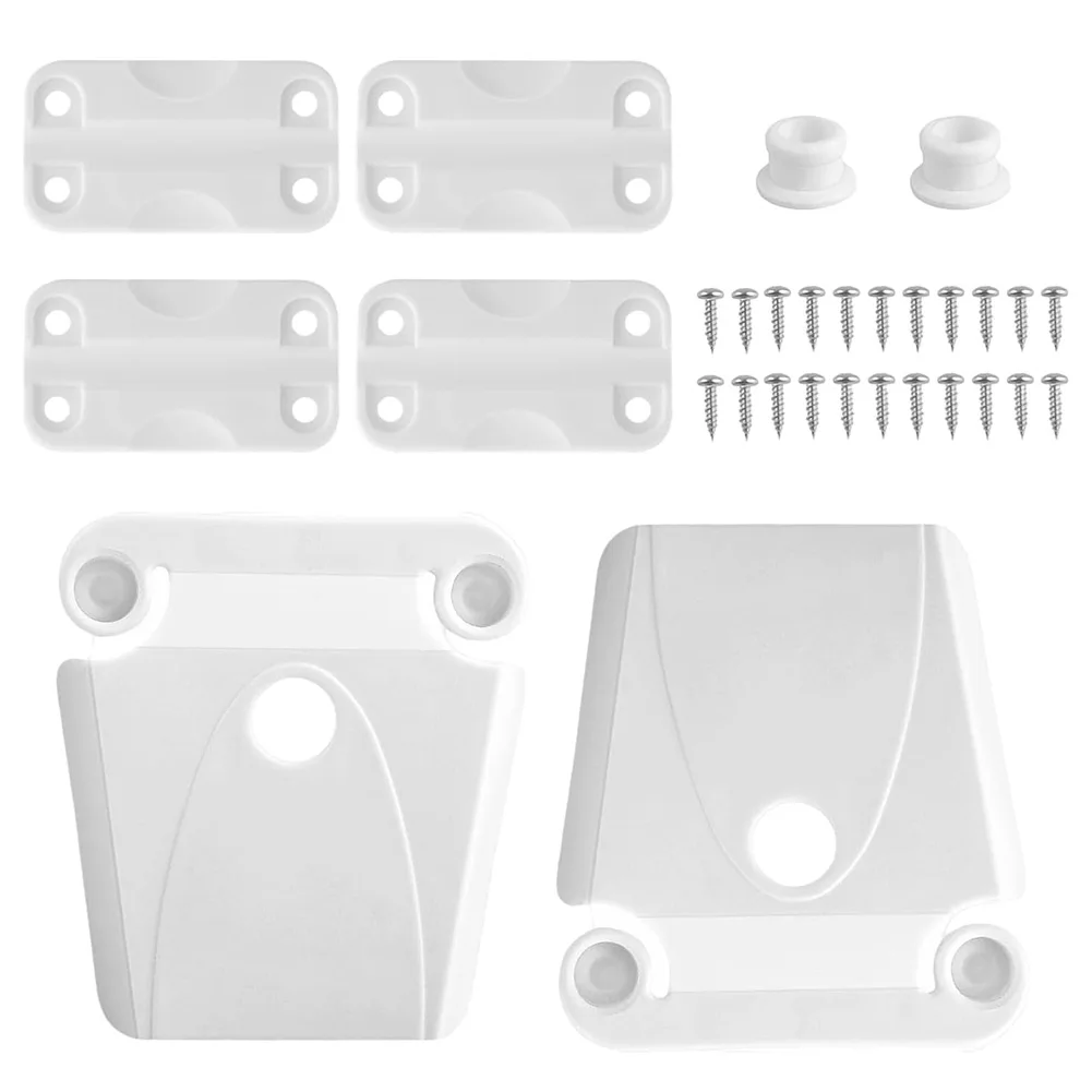 4Pack Hinges And 2 Latches Rep - Furniture Hardware Repair 评论和价格