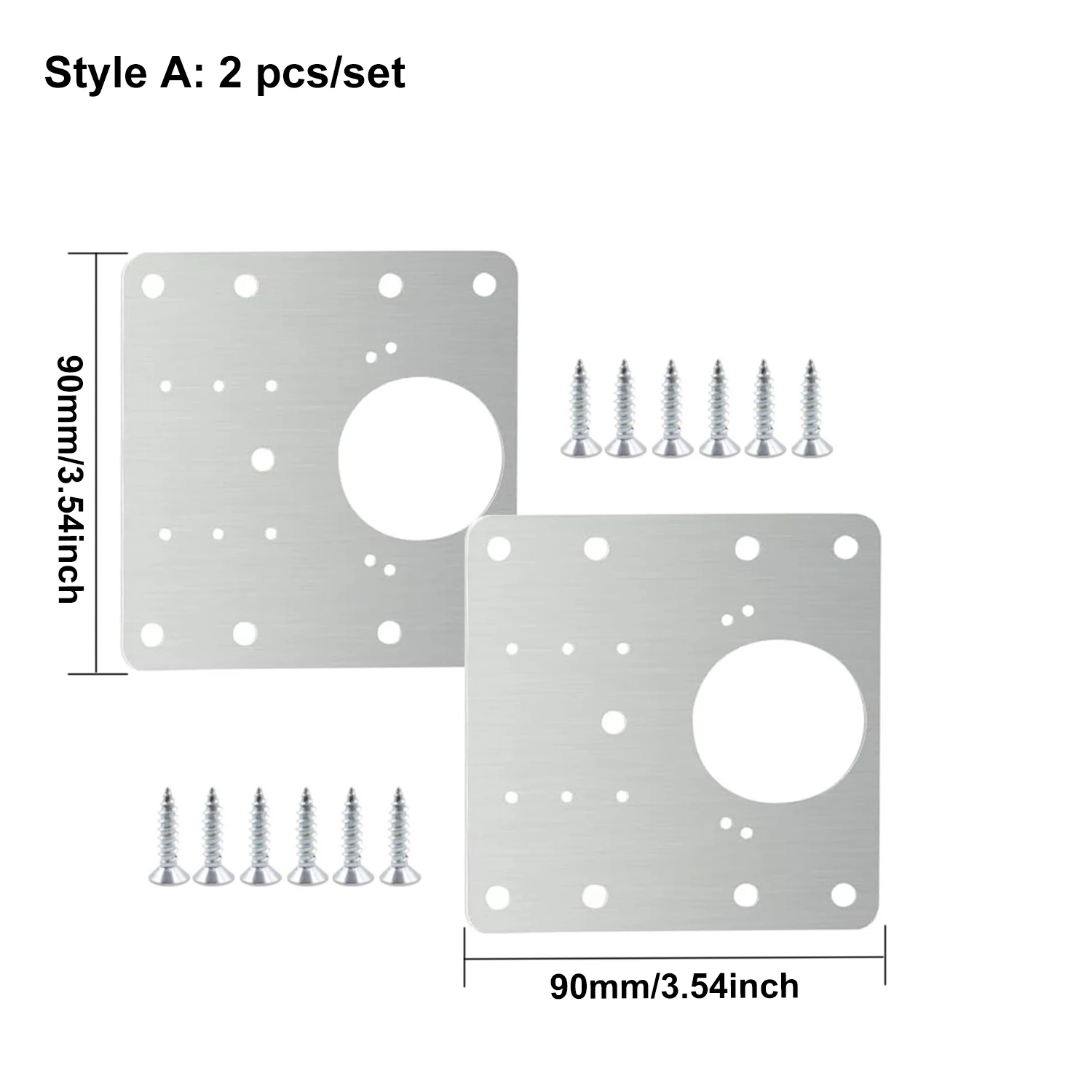 1-5Set Cabinet Hinge Repair Pl - Furniture Hardware Repair 评论和价格